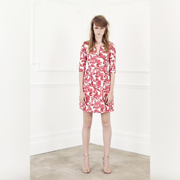 saloni floral dress